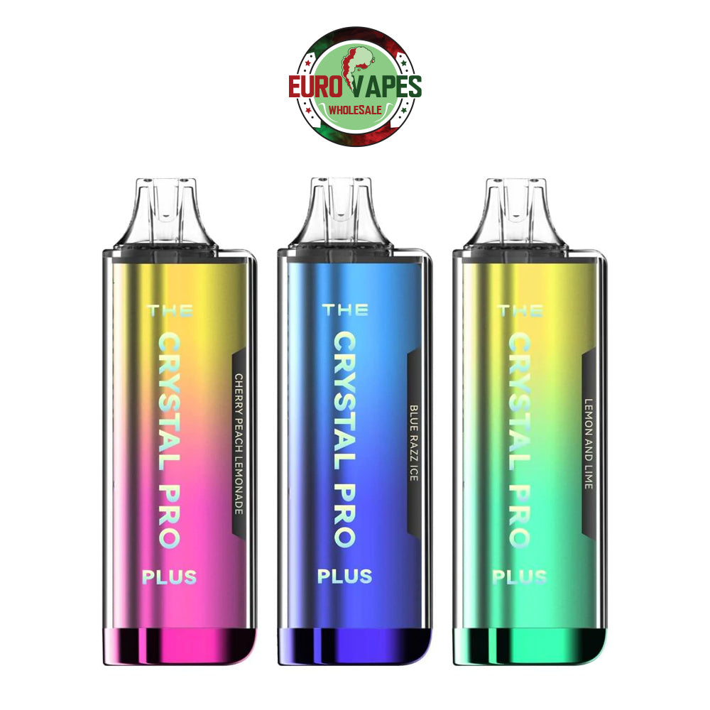 The Crystal Pro Plus 4000 Puffs Disposable Vape Pod Kit (Schachtel mit 10 Stück)