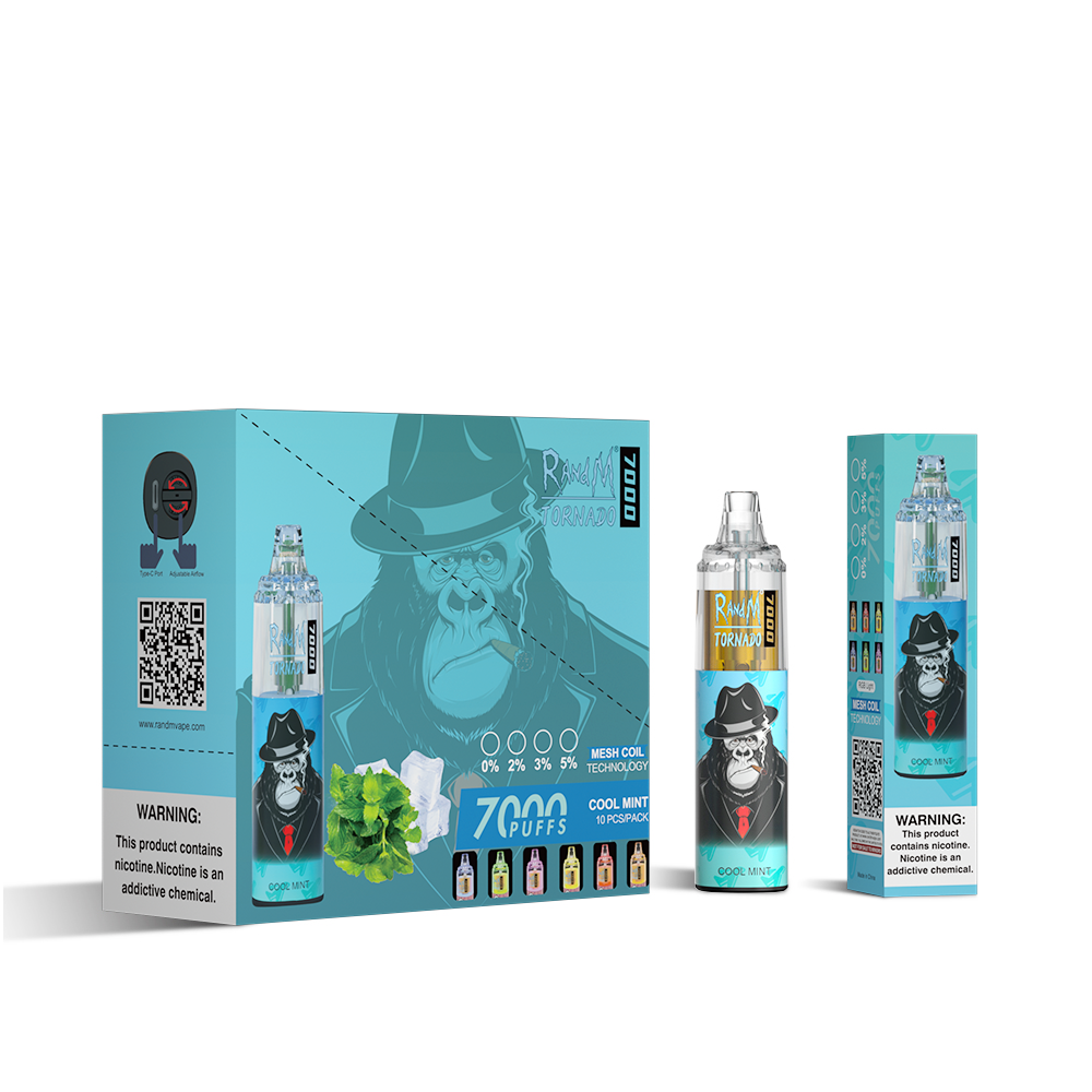 RAndM Tornado 7000 Puffs Disposable Vape (Schachtel mit 10 Stück)