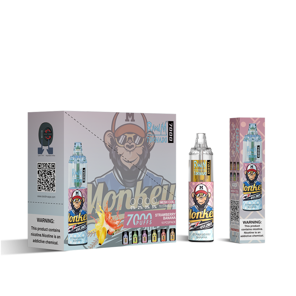 RAndM Tornado 7000 Puffs Disposable Vape (Schachtel mit 10 Stück)