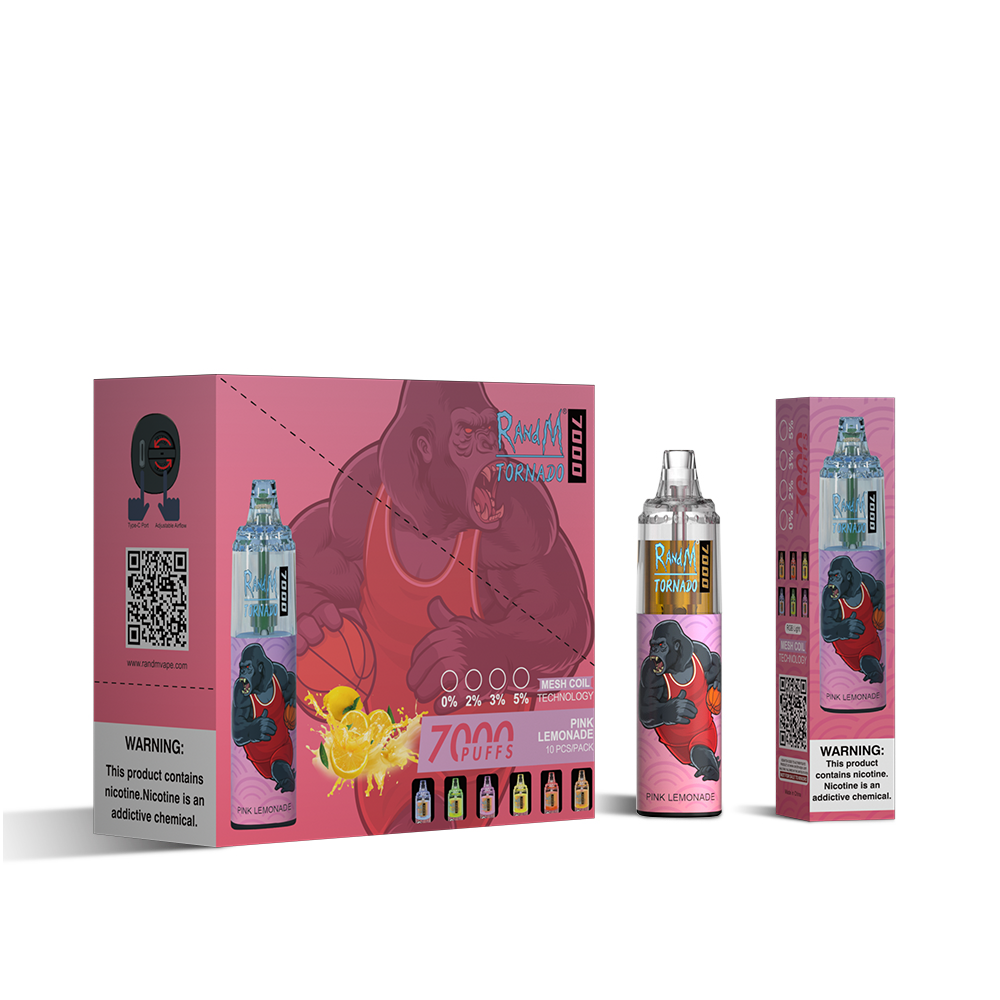 RAndM Tornado 7000 Puffs Disposable Vape (Schachtel mit 10 Stück)