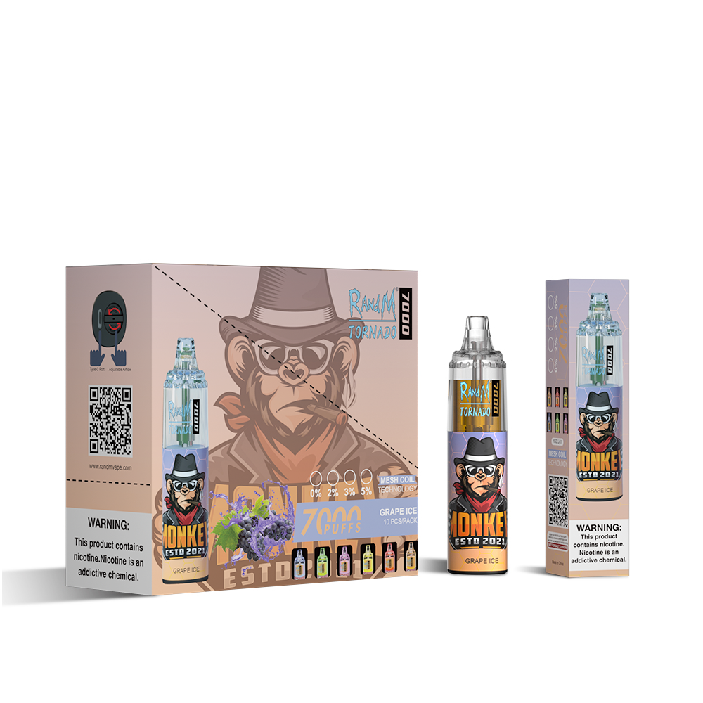 RAndM Tornado 7000 Puffs Disposable Vape (Schachtel mit 10 Stück)