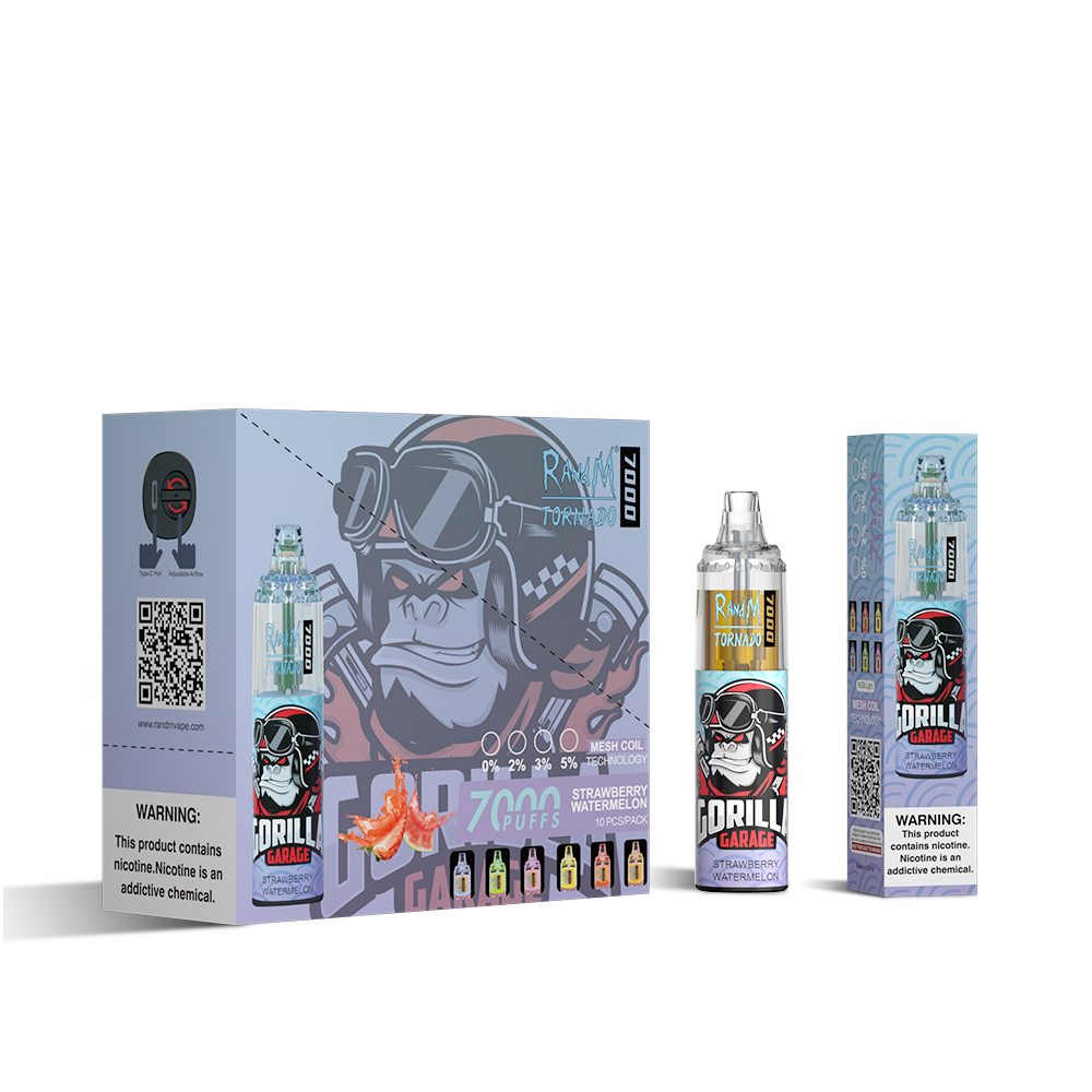 RAndM Tornado 7000 Puffs Disposable Vape (Schachtel mit 10 Stück)