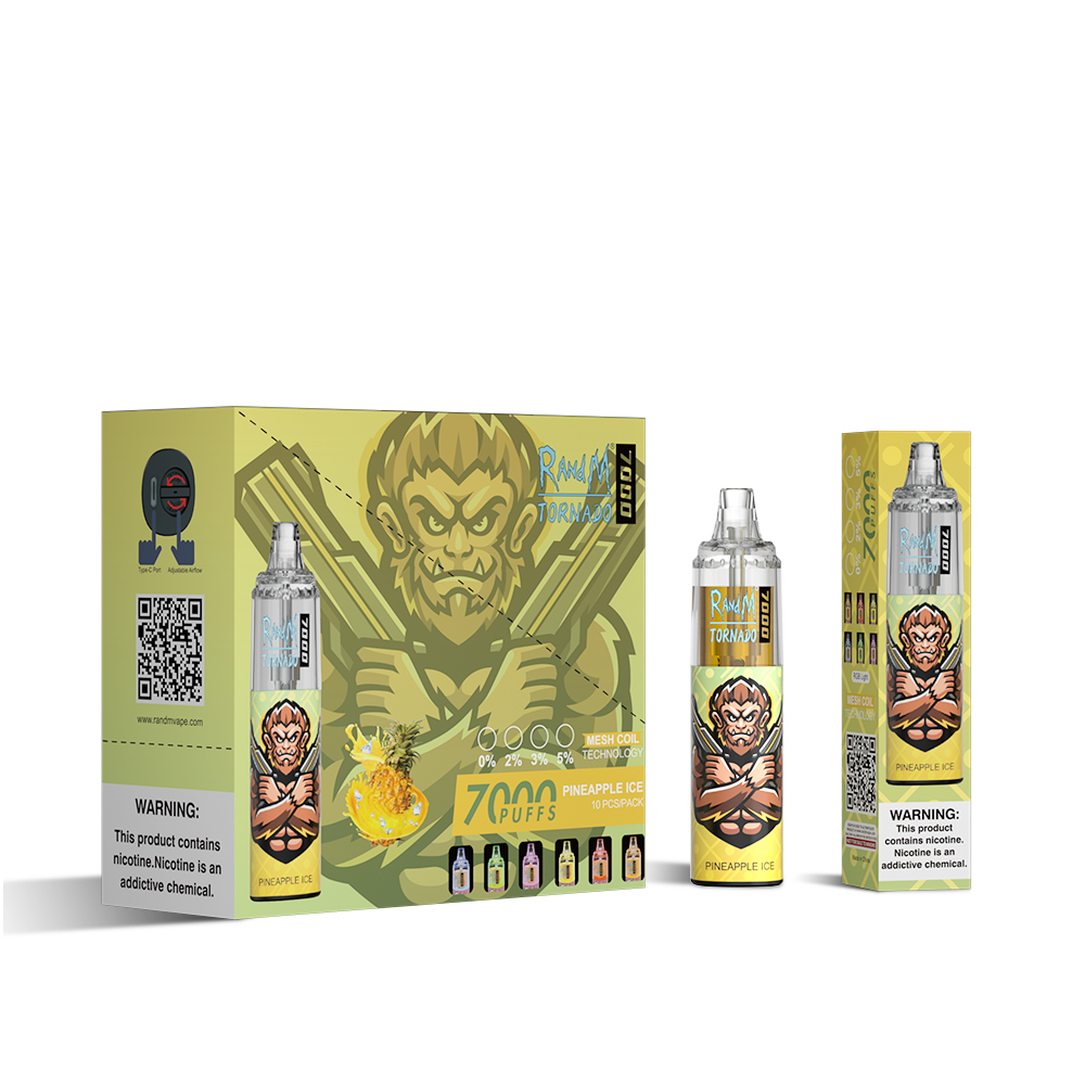 RAndM Tornado 7000 Puffs Disposable Vape (Schachtel mit 10 Stück)