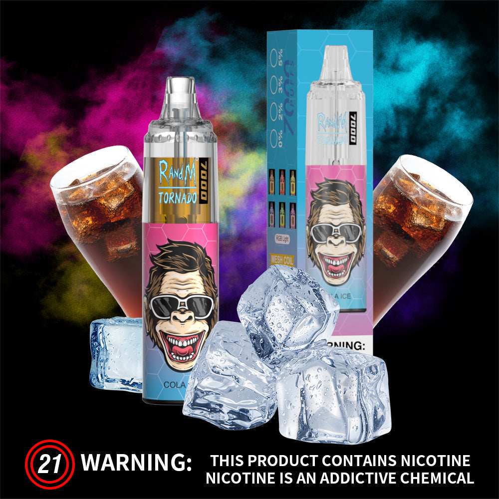 RAndM Tornado 7000 Puffs Disposable Vape (Schachtel mit 10 Stück)