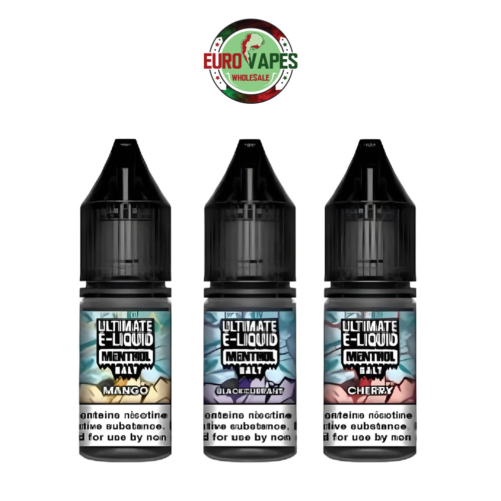 Ultimate E-Liquid Menthol 10ML Nic Salt (Pack Of 10)