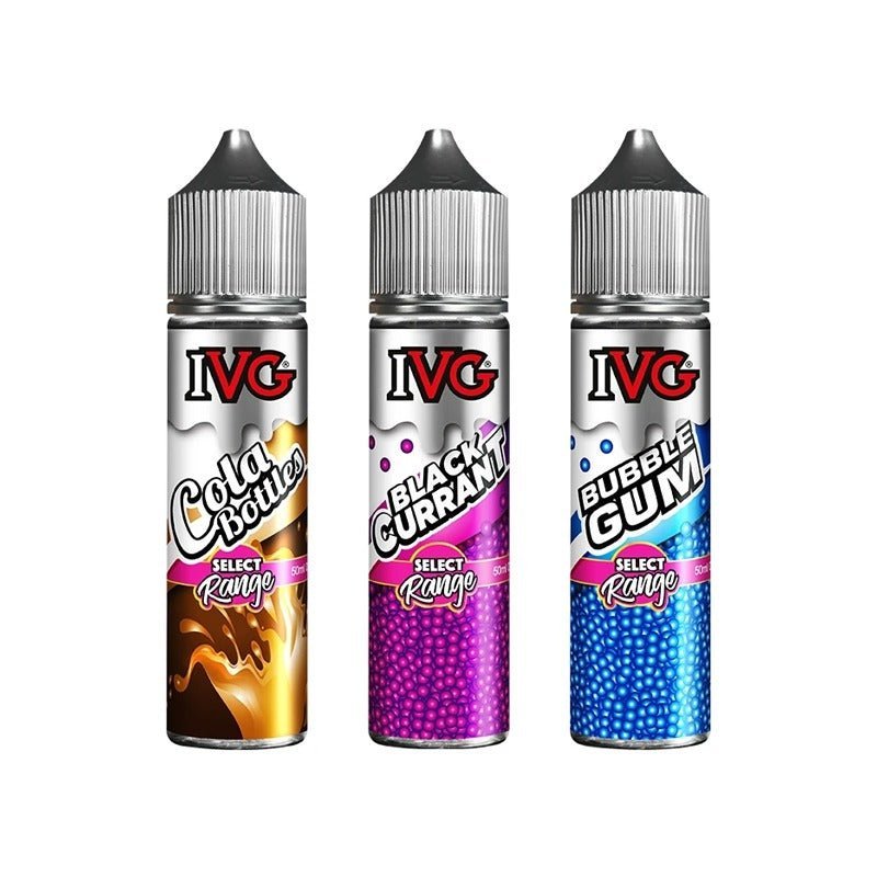 IVG Select Range 50ml Shortfill (Pack Of 10)