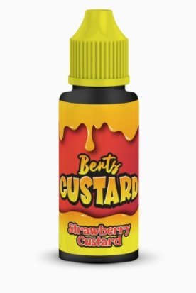 Kingston Berts Custard 100ml E-liquids - #Simbavapeswholesale#