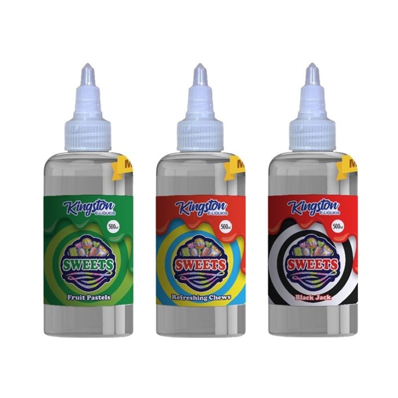 Kingston E-liquids Sweets 500ml Shortfill (Pack Of 10)