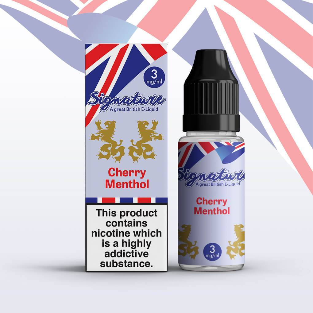 Signature - Cherry Menthol - 10ml E-liquids (Pack of 10)