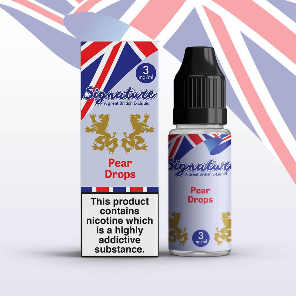 Signature - Pear Drops - 10ml E-liquids (Pack of 10)